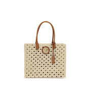 Versace Beige Cotton Tote Bag