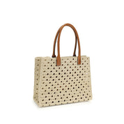 Versace Beige Cotton Tote Bag