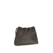 Brunello Cucinelli Brown Calf Leather Shoulder Bag