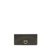 PINKO Bicolor Calf Leather Clutch Bag