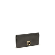 PINKO Bicolor Calf Leather Clutch Bag