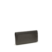 PINKO Bicolor Calf Leather Clutch Bag