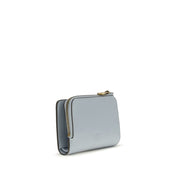 PINKO Blue Calf Leather Card Holder