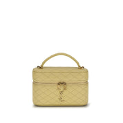 Saint Laurent Bicolor Calf Leather Shoulder Bag