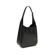 Saint Laurent Black Calf Leather Shoulder Bag