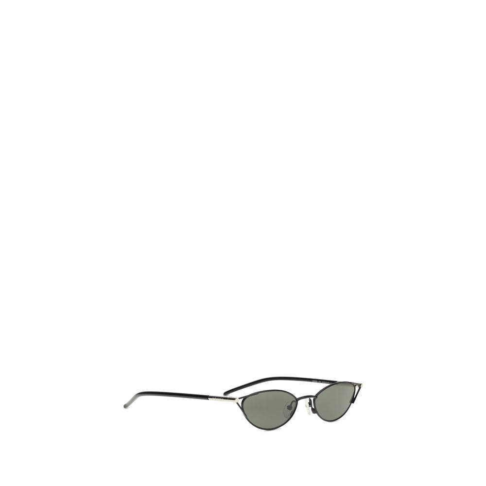 Alexander McQueen Black Acetate Cat-eye Sunglasses