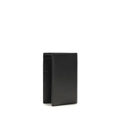 Saint Laurent Black Calf Leather Passport Holder