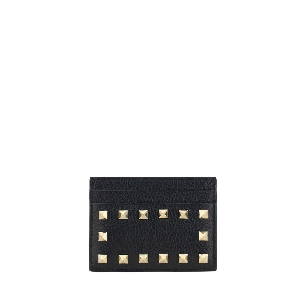 Valentino Garavani Black Calf Leather Wallet
