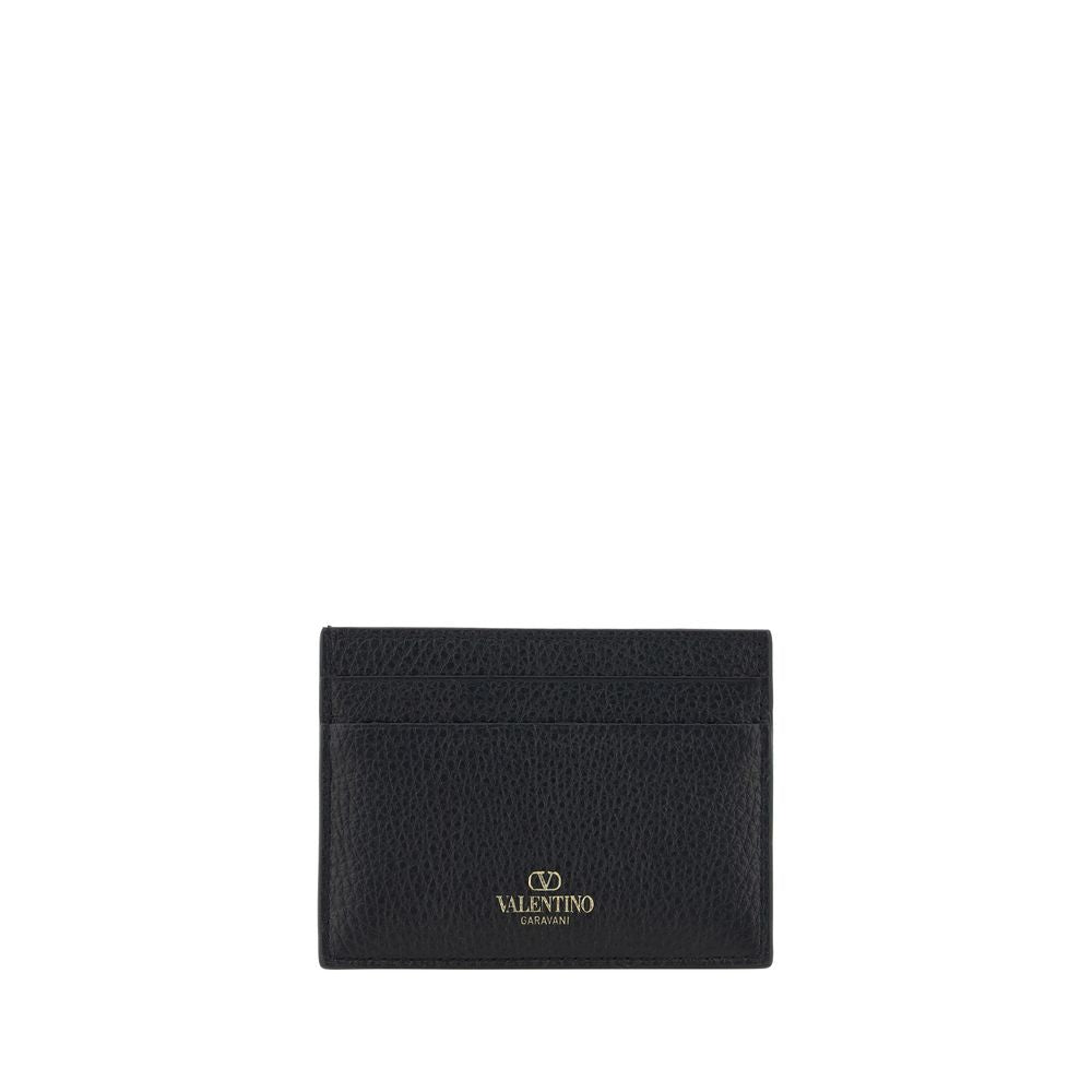 Valentino Garavani Black Calf Leather Wallet