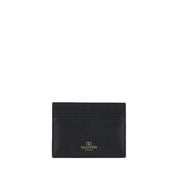 Valentino Garavani Black Calf Leather Wallet