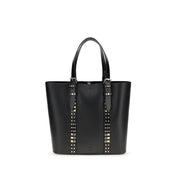 Valentino Garavani Black Calf Leather Shoulder Bag