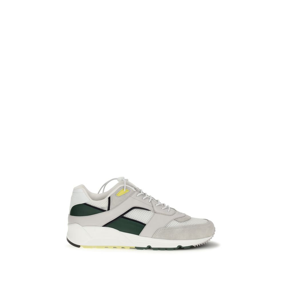 Saint Laurent Multicolor Calf Leather Suede Low Top Sneakers