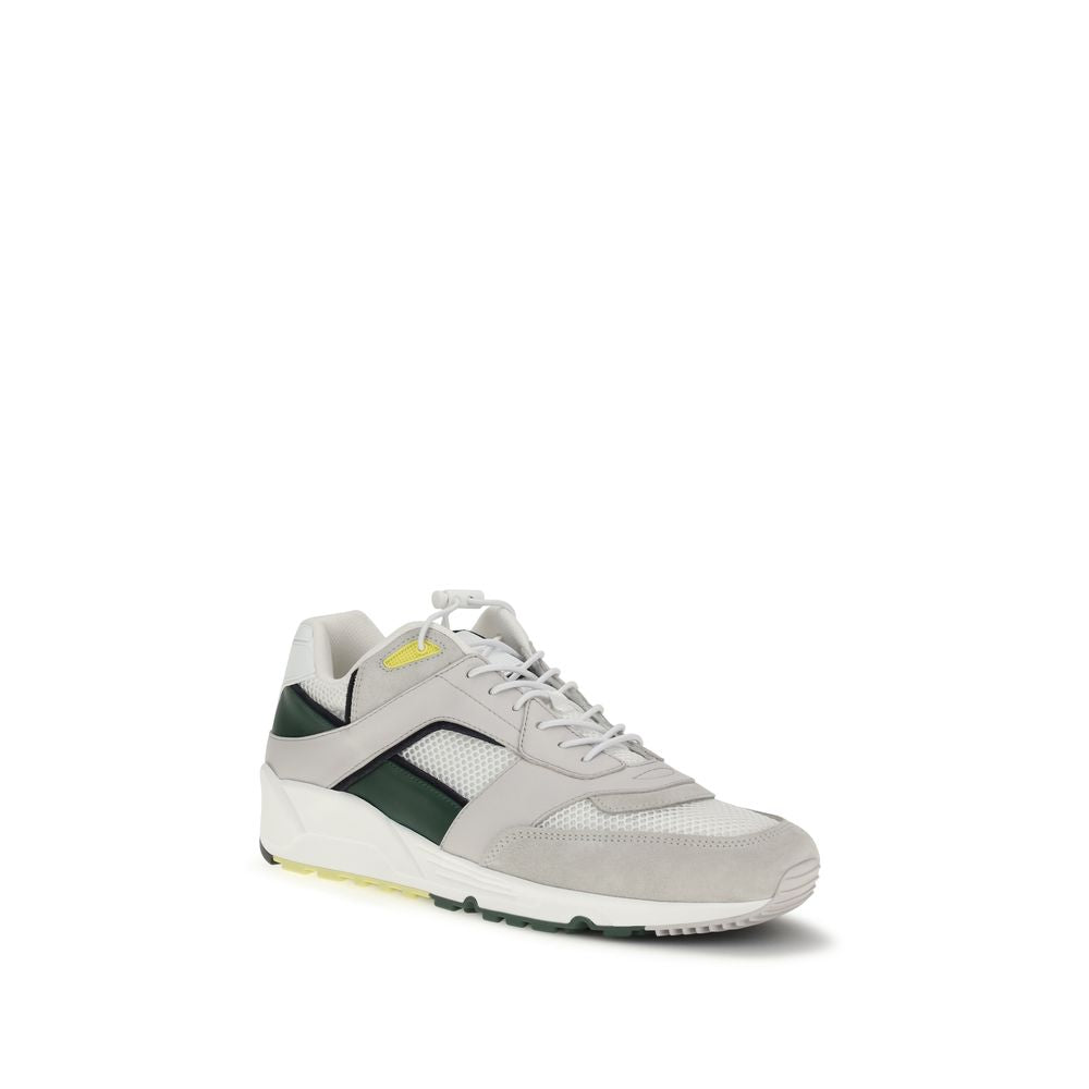 Saint Laurent Multicolor Calf Leather Suede Low Top Sneakers