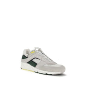 Saint Laurent Multicolor Calf Leather Suede Low Top Sneakers