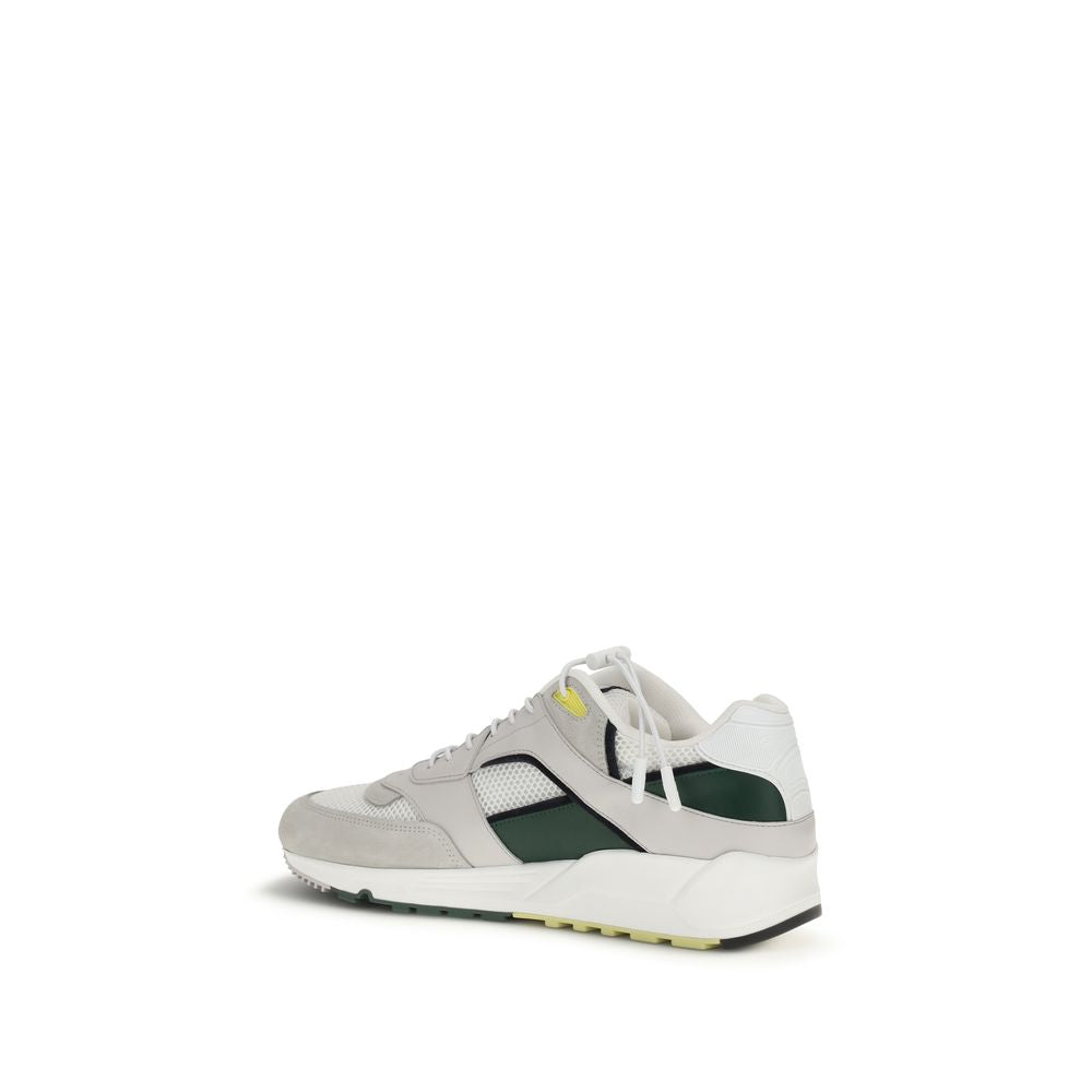 Saint Laurent Multicolor Calf Leather Suede Low Top Sneakers