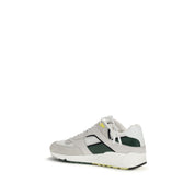 Saint Laurent Multicolor Calf Leather Suede Low Top Sneakers