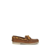 Golden Goose Brown Calf Leather Slip-On Loafers