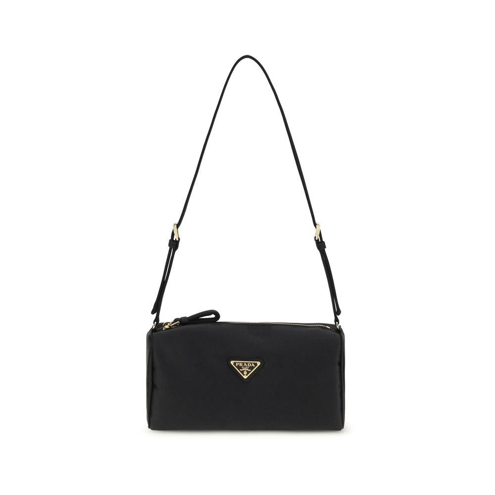 Prada Black Satin Shoulder Bag