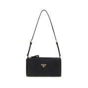 Prada Black Satin Shoulder Bag
