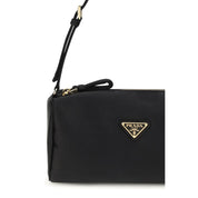 Prada Black Satin Shoulder Bag