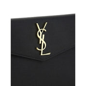 Saint Laurent Black Calf Leather Wallet