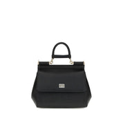 Dolce & Gabbana Black Calf Leather Shoulder Bag