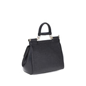 Dolce & Gabbana Black Calf Leather Shoulder Bag