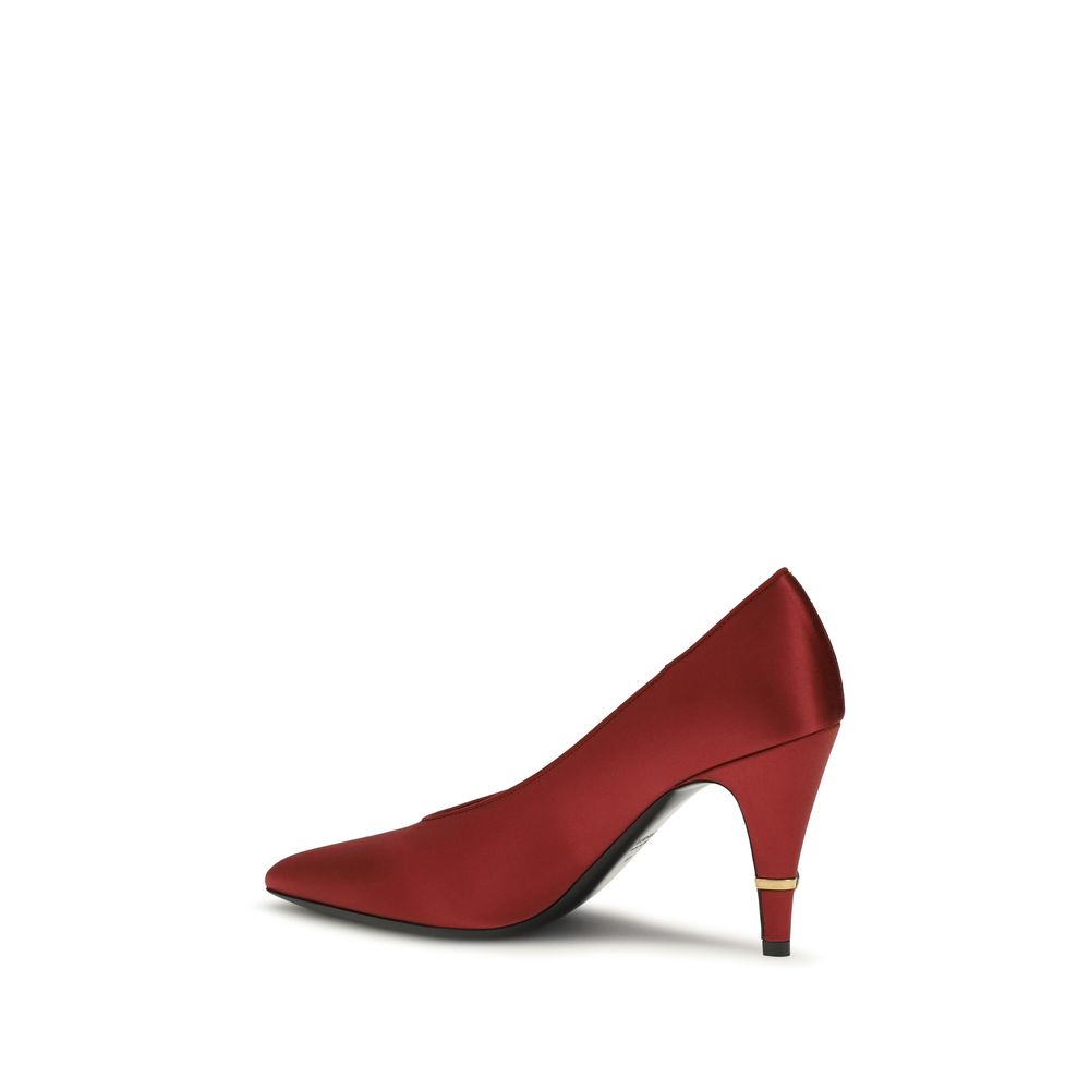 Versace Multicolor Satin High-Heel Pumps