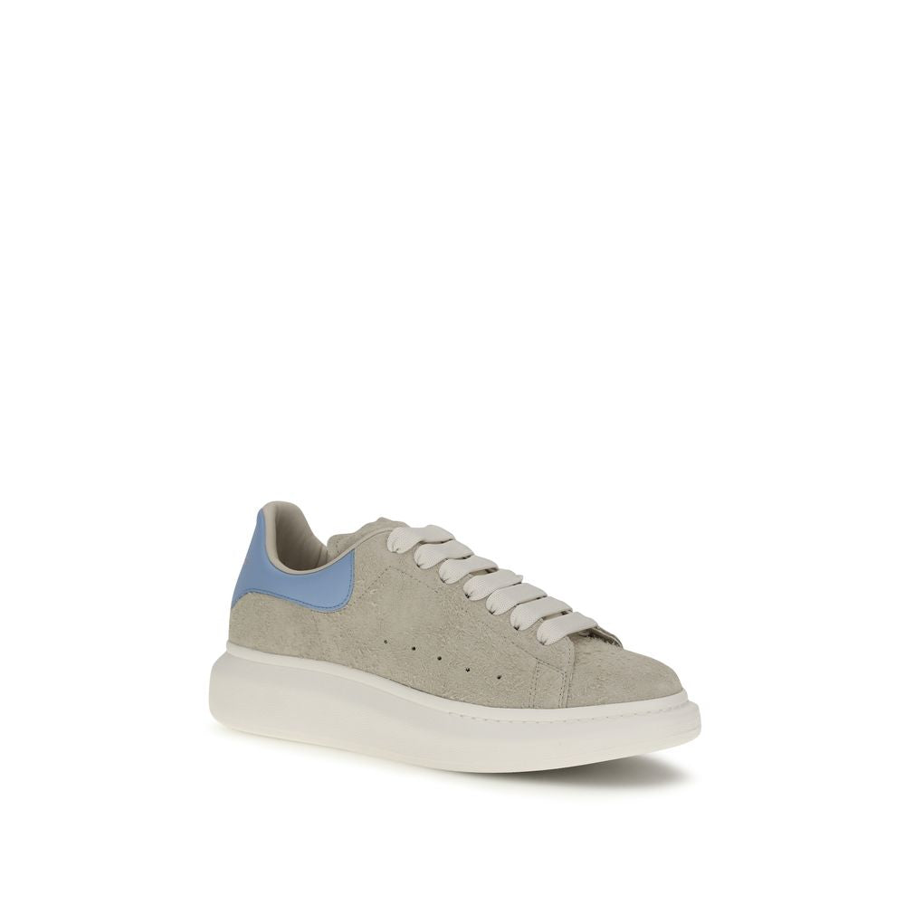 Alexander McQueen Beige Calf Leather Chunky Sneakers