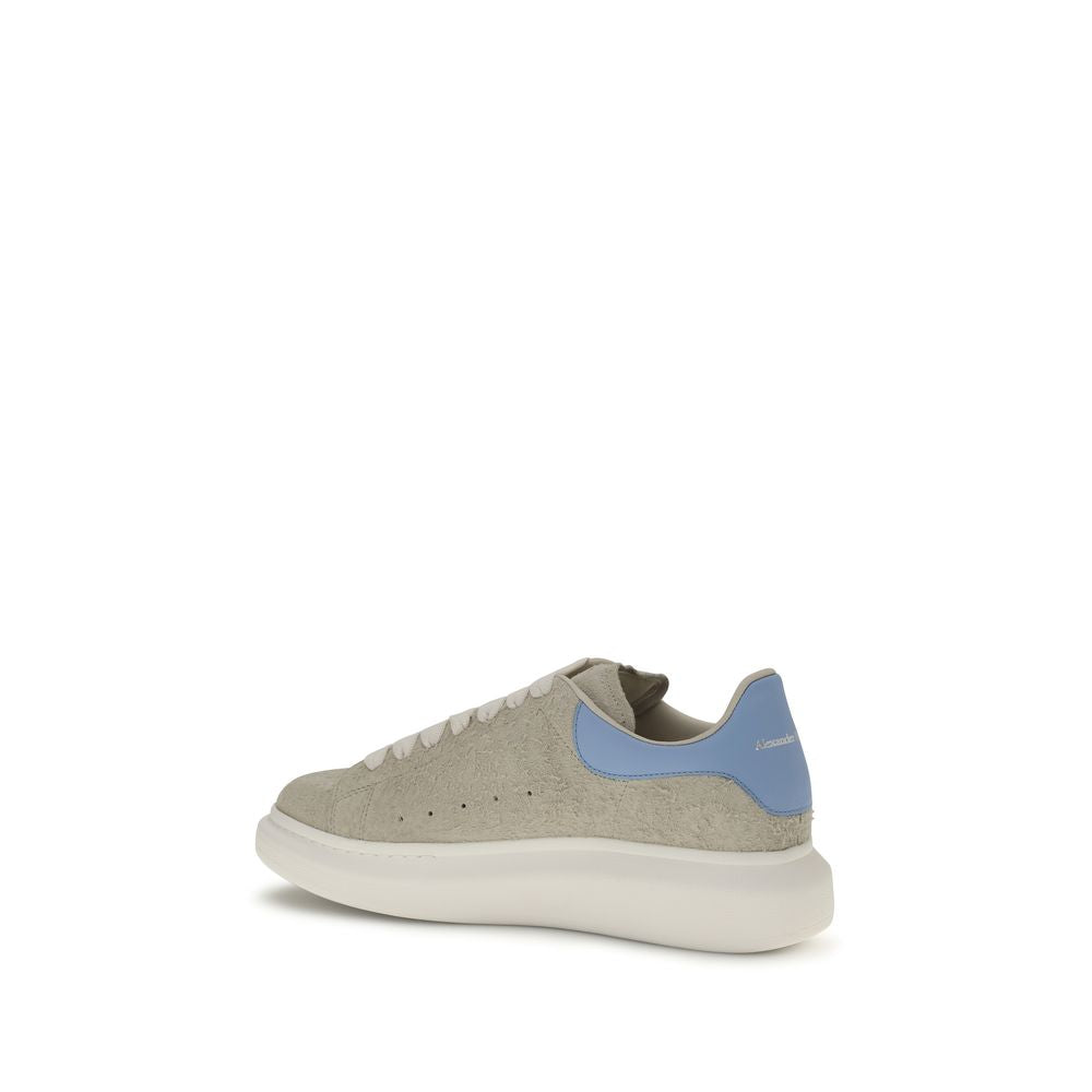 Alexander McQueen Beige Calf Leather Chunky Sneakers