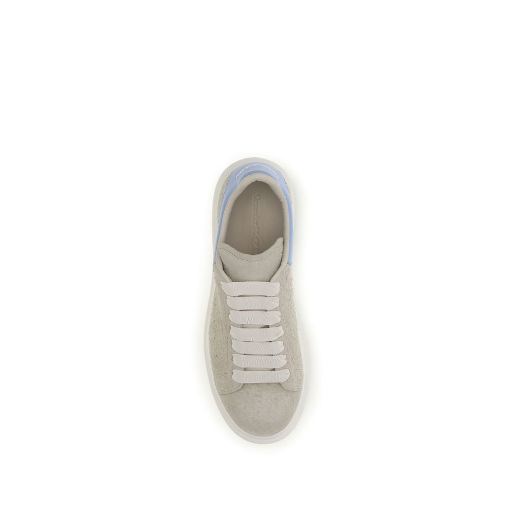 Alexander McQueen Beige Calf Leather Chunky Sneakers