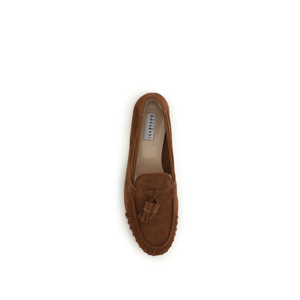 Fratelli Rossetti Brown Suede Slip-On Loafers