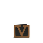 Valentino Garavani Black Calf Leather Wallet