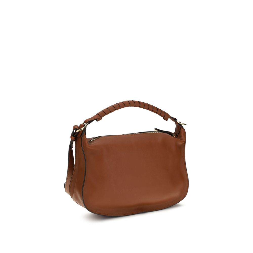 Chloé Brown Calf Leather Shoulder Bag