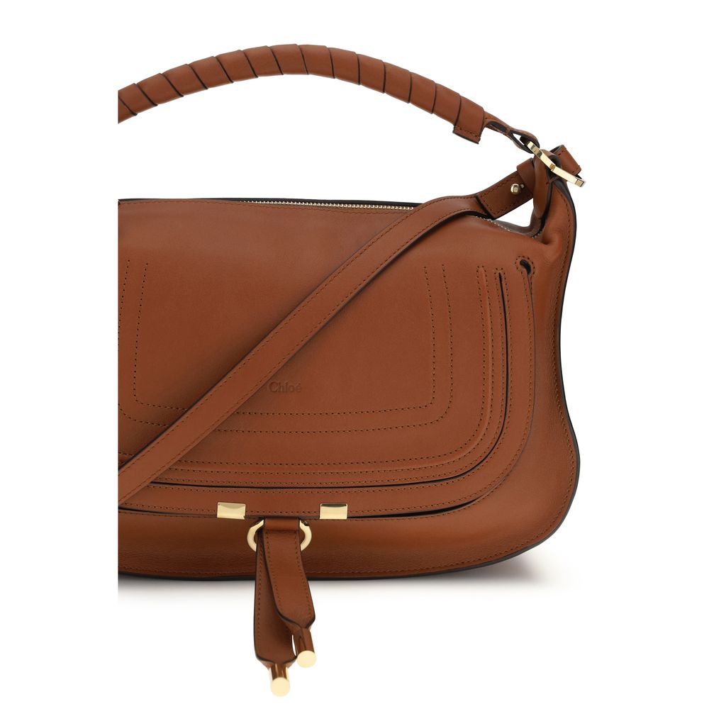Chloé Brown Calf Leather Shoulder Bag
