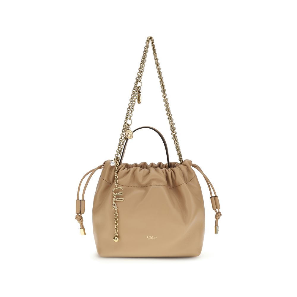 Chloé Beige Lambskin Shoulder Bag