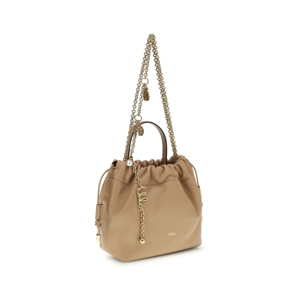 Chloé Beige Lambskin Shoulder Bag