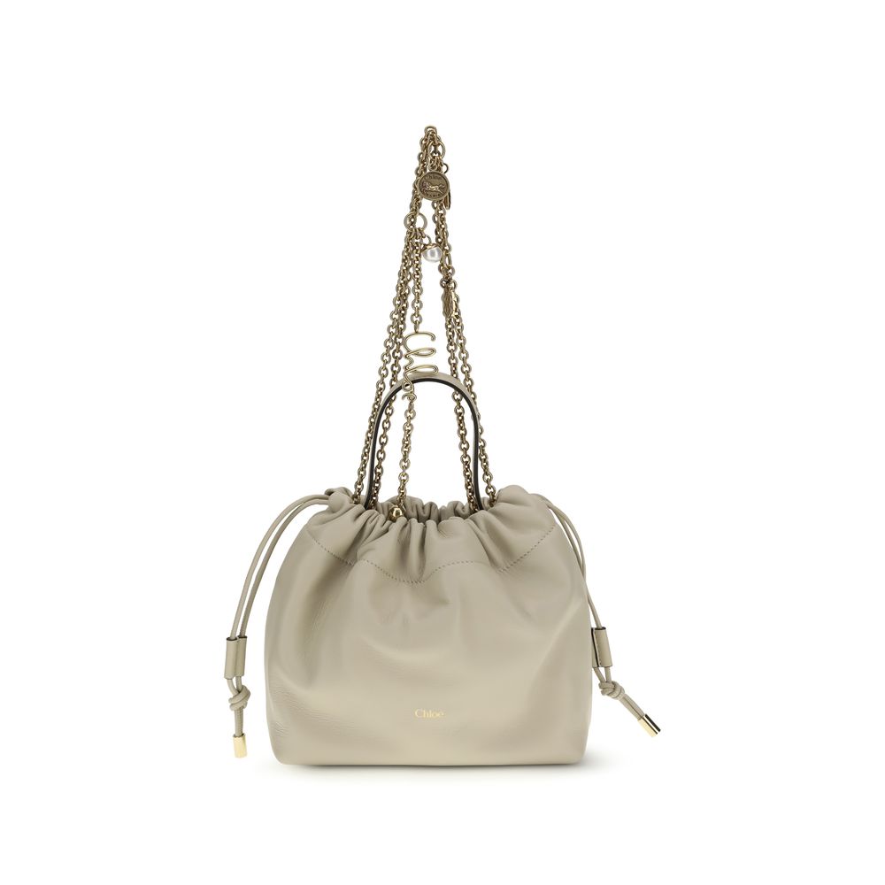 Chloé Beige Lambskin Nappa Shoulder Bag