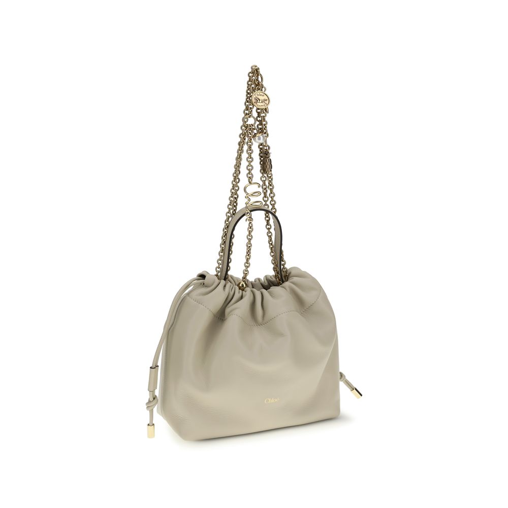 Chloé Beige Lambskin Nappa Shoulder Bag