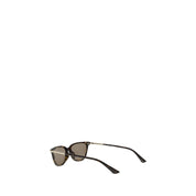 Alexander McQueen Brown Acetate Cat-Eye Sunglasses