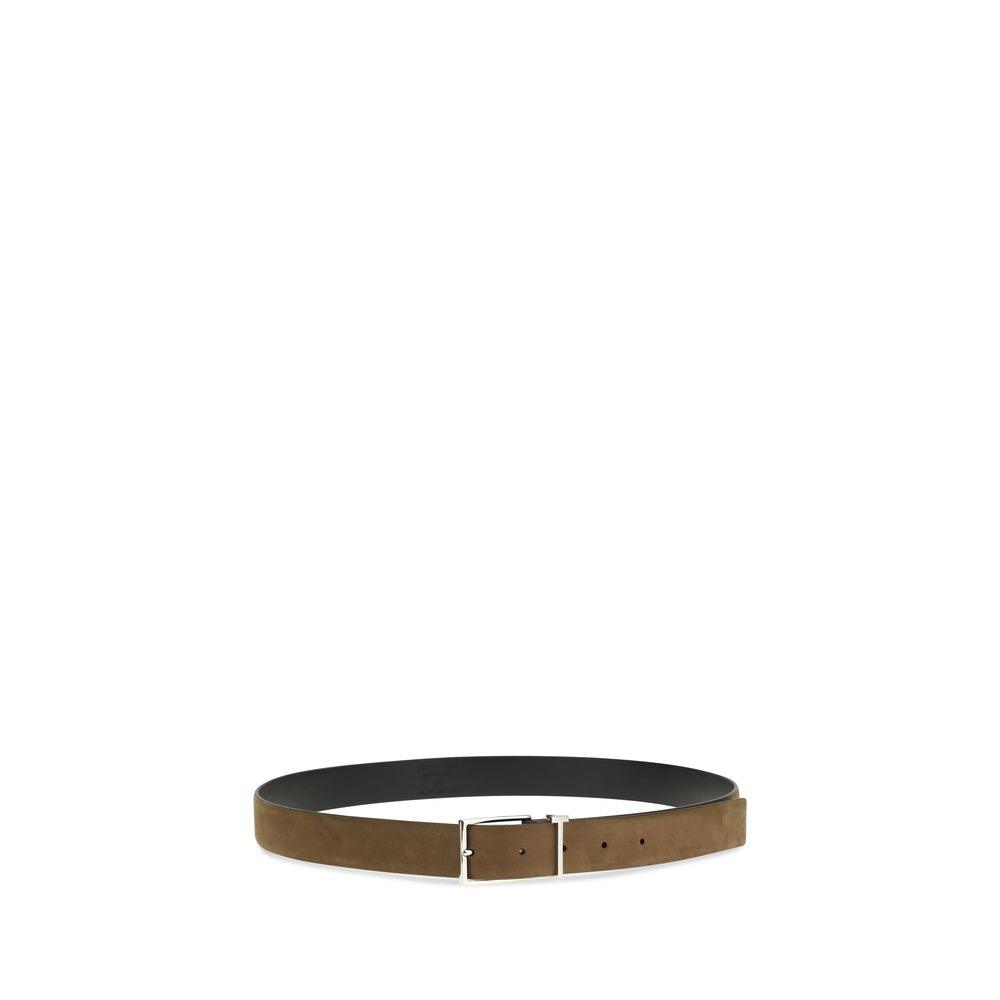 Tom Ford Brown Calf Leather Regular Belt