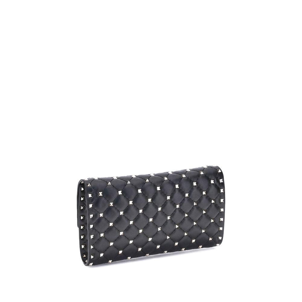 Valentino Garavani Black Lambskin Shoulder Bag