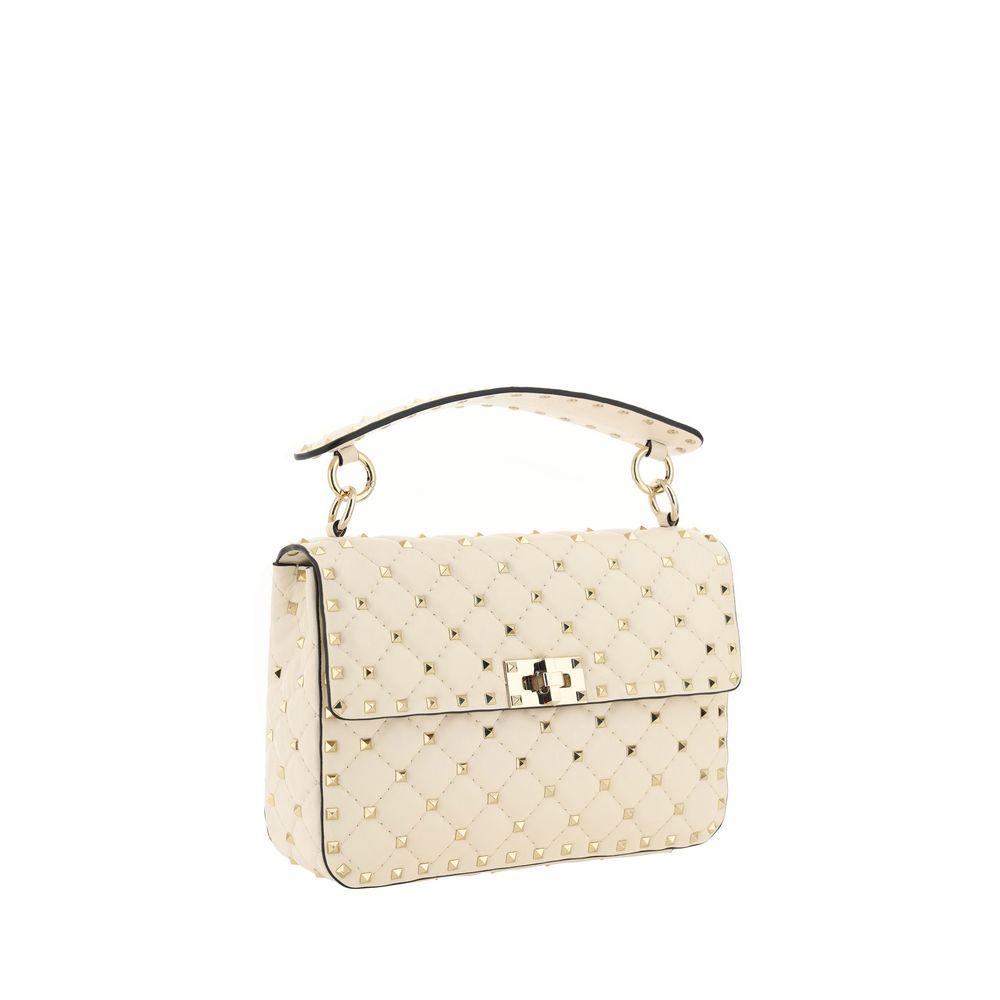 Valentino Garavani White Lambskin Shoulder Bag