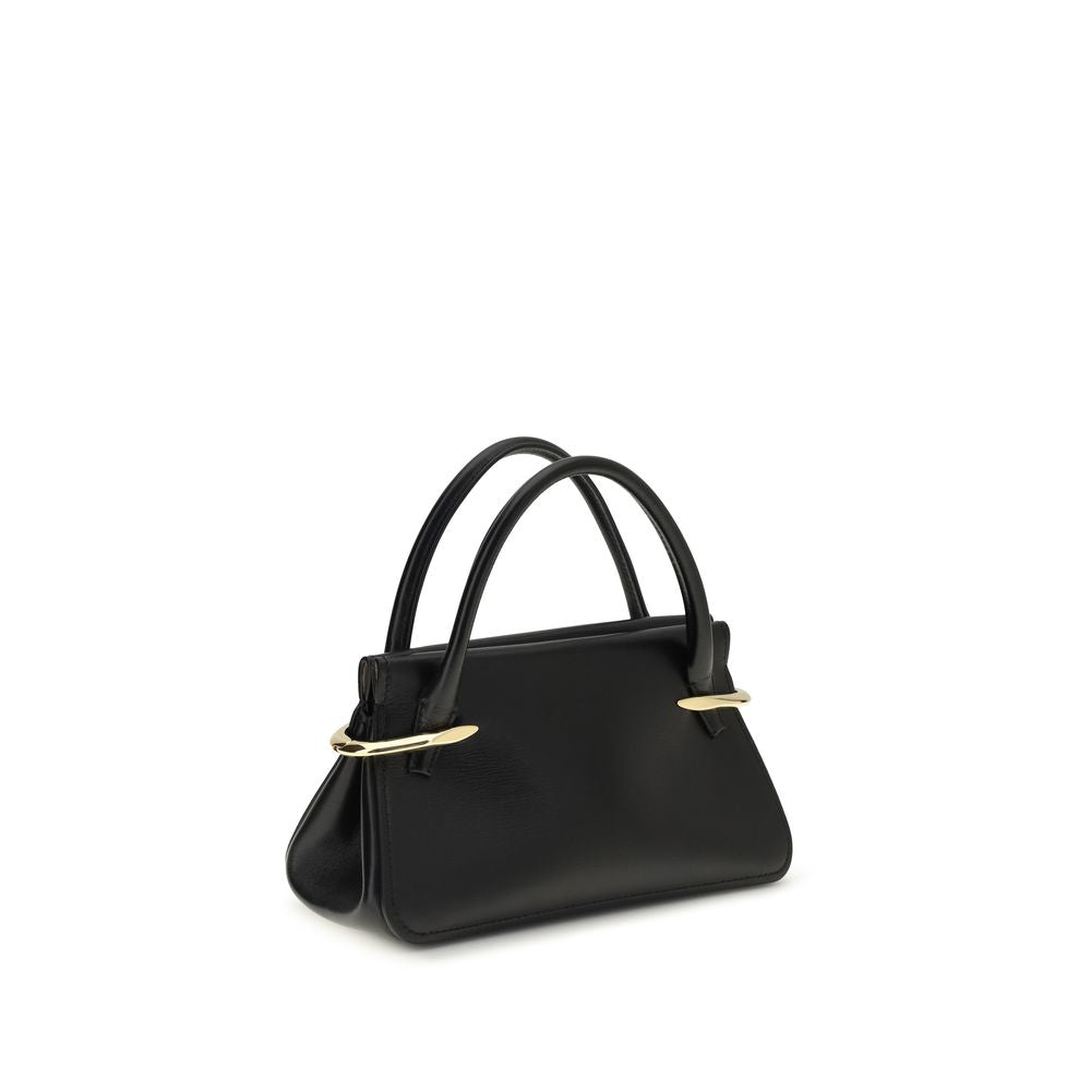 Givenchy Black Calf Leather Mini Pinch Satchel