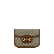 Gucci Beige Coated Fabric Shoulder Bag