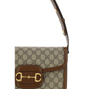 Gucci Beige Coated Fabric Shoulder Bag
