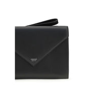 Ferragamo Black Calf Leather Document Holder