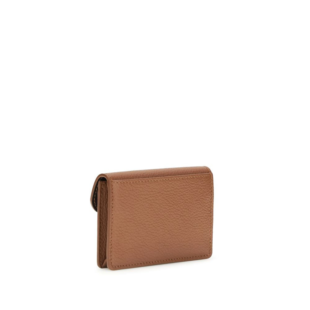 Ferragamo Brown Calf Leather Keychain