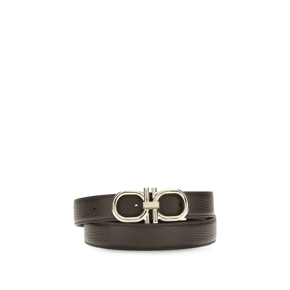 Ferragamo Brown Calf Leather Regular Belt