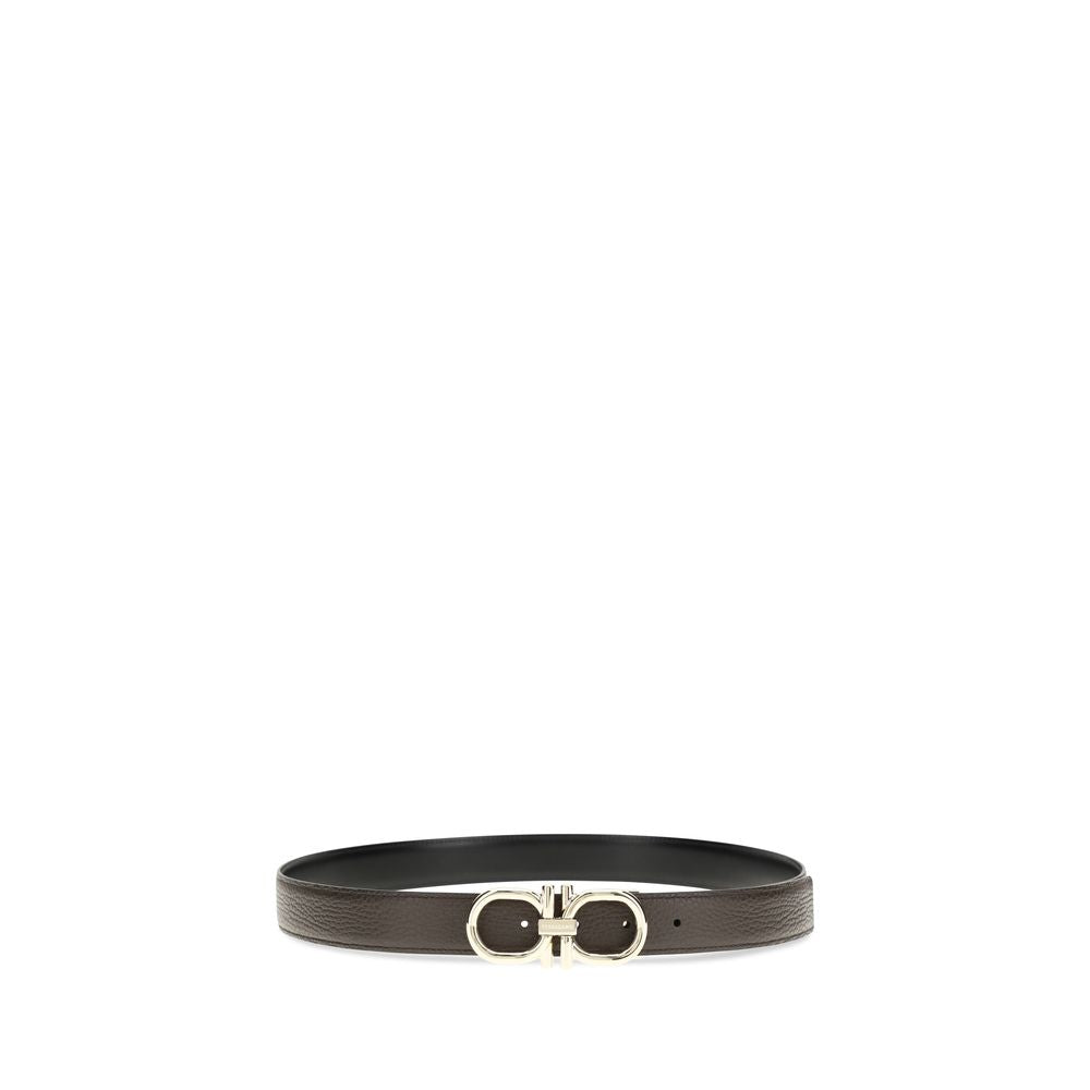 Ferragamo Brown Calf Leather Regular Belt